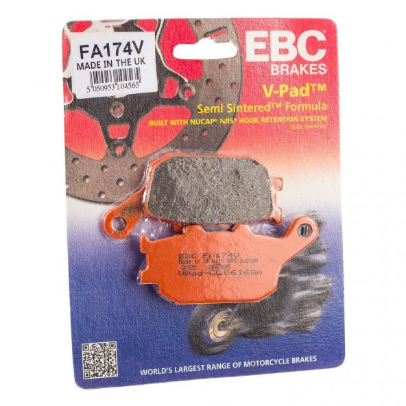 Ebc Fa174V 2011-2016 Suzuki Gsr 750 Arka Fren Balatası - 1