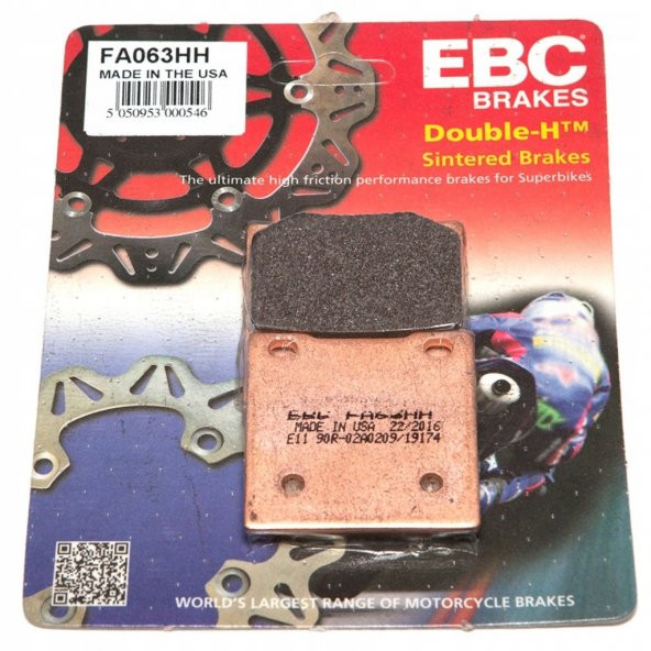 Ebc Fa063Hh Suzuki Gsx 600 F Arka Fren Balatası Sinterli Balata