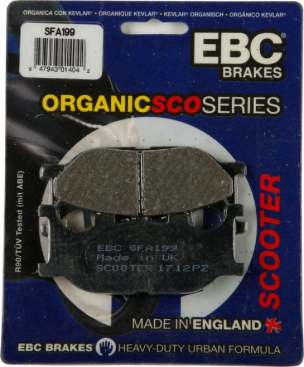 2004-2007 Yamaha Tmax 500 Ön Fren Balatası Ebc Sfa199 Bal