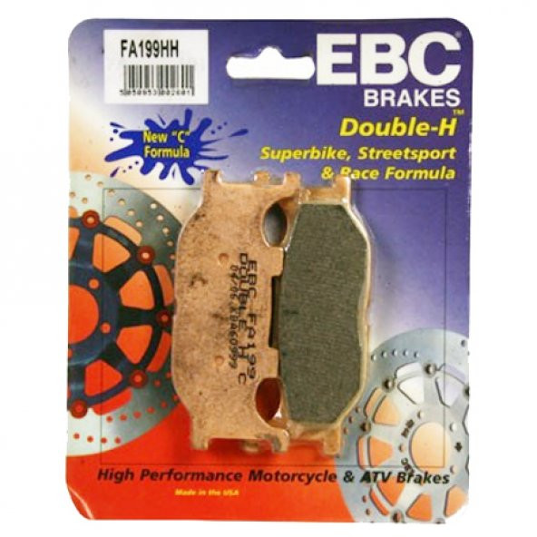 1995-2000 Yamaha Virago Xv 250 Ön Fren Balatası Ebc Fa199Hh ürün görseli 1