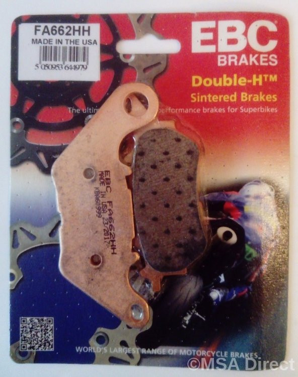 Yamaha Yzf R25 Arka Fren Balatası Ebc Fa662Hh Sinterli Balata N11.60442