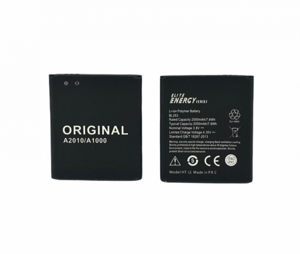 Kadrioğlu Lenovo A2010 Vibe B 2016 BL253 Batarya Pil