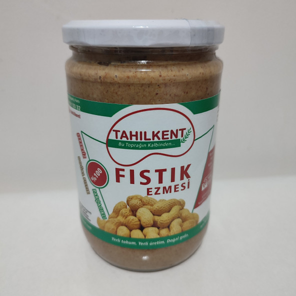 Saf Fıstık Ezmesi (Cam Kavanoz) 1 kg