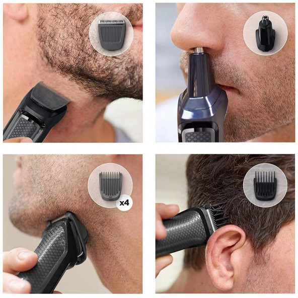 Philips Multigroom 3000 Serisi MG3720/15 7'si 1 Arada Erkek Bakım Seti - 5