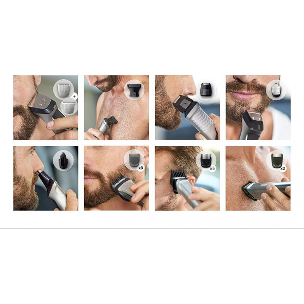 Philips Multigroom 7000 Serisi MG7720/15 14'ü 1 Arada Erkek Bakım Seti - 2