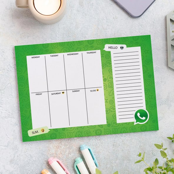 Haftalık Planner - WhatsApp