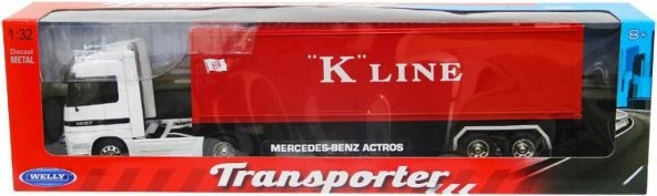 Welly 1:32 Mercedes-Benz Actros Tır 32281KW - 5