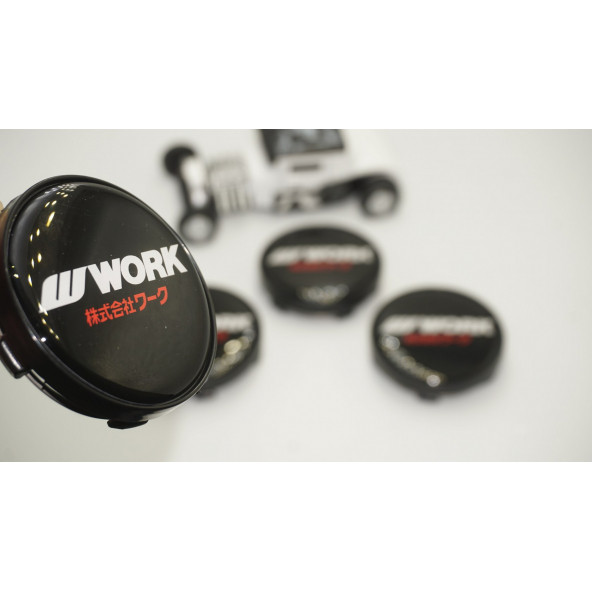 Work Logo Jant Göbeği Kapak Seti 60mm ürün görseli