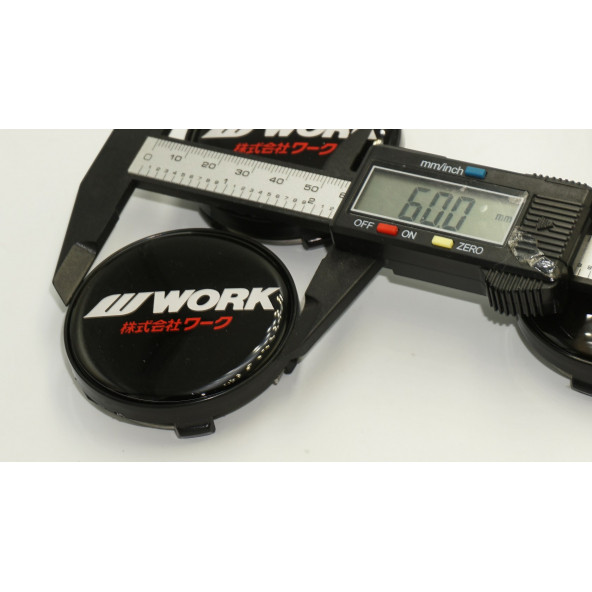 Work Logo Jant Göbeği Kapak Seti 60mm - Resim 6