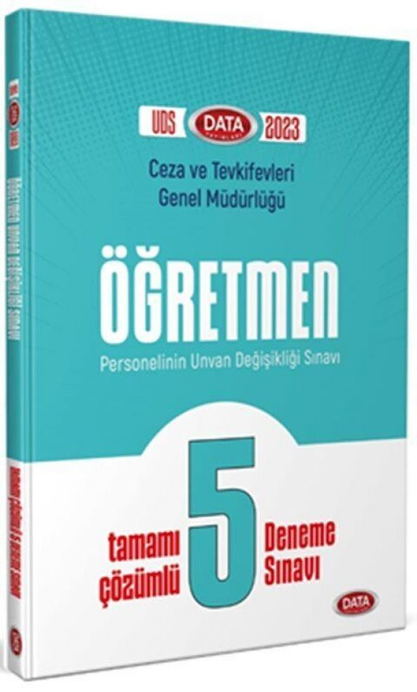 Ceza ve Tevkifevleri Genel Müdürlüğü Öğretmen UDS Tamamı Çözümlü 5 Deneme Sınavı Data Yayınları ürün görseli 1