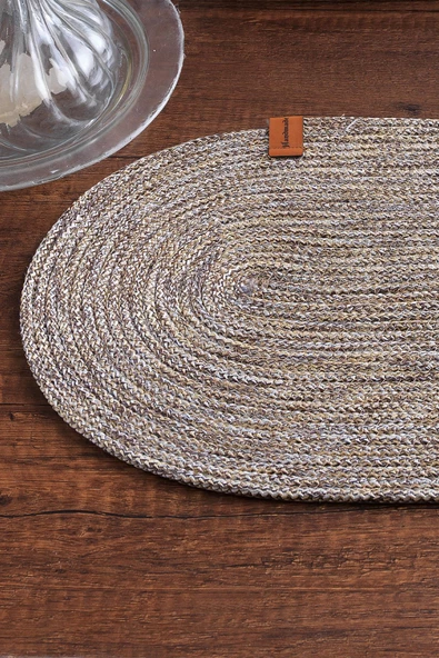 2 Adet Oval Supla | Amerikan Servis Runner | Tabak, Tava, Altlığı Sofra Sunumluk - 2