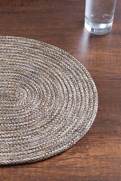 2 Adet Oval Supla | Amerikan Servis Runner | Tabak, Tava, Altlığı Sofra Sunumluk - 3
