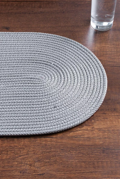 2 Adet Oval Supla | Amerikan Servis Runner | Tabak, Tava, Altlığı Sofra Sunumluk - 6