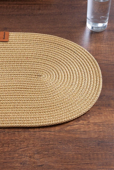 2 Adet Oval Supla | Amerikan Servis Runner | Tabak, Tava, Altlığı Sofra Sunumluk - 11
