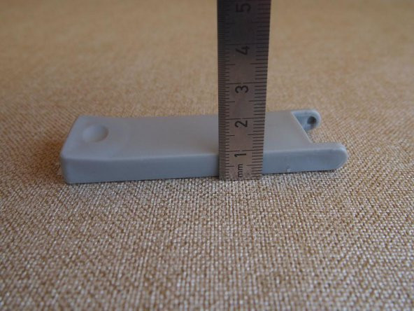 Plastik Dikdörtgen Kapak Kulpu 85x28mm 480 Adet Kapak Tutucu - Resim 4