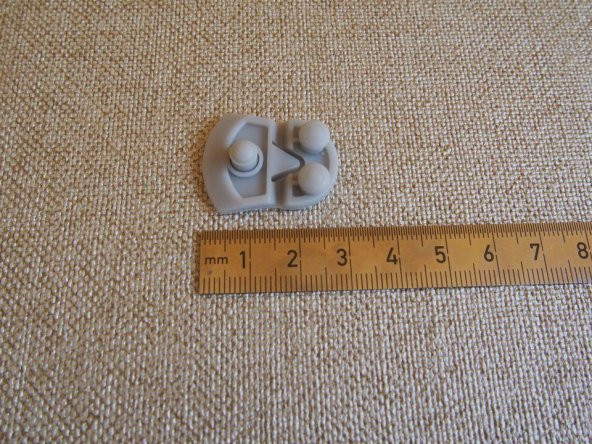 Plastik Dikdörtgen Kapak Kulpu 85x28mm 480 Adet Kapak Tutucu - Resim 5