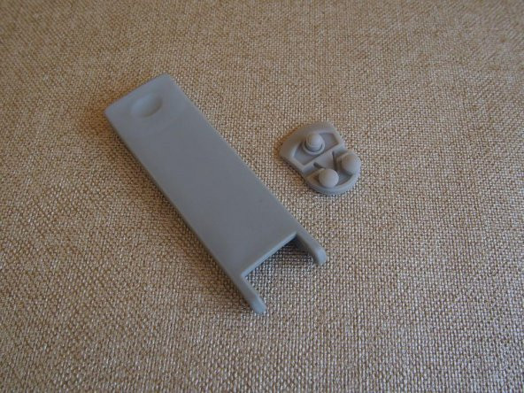 Plastik Dikdörtgen Kapak Kulpu 85x28mm 480 Adet Kapak Tutucu - Resim 6