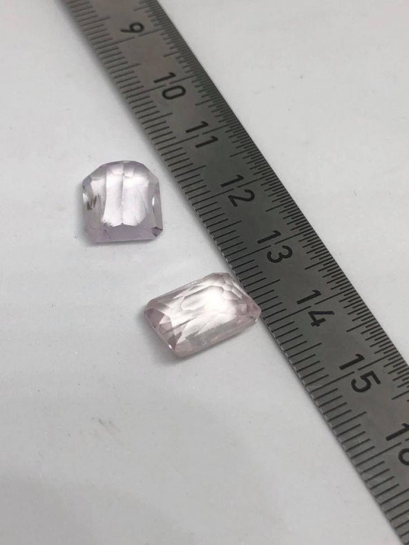Doğal Topaz Taşı 66 Adet - Mavi Yeşil Beyaz Pembe Topaz Taşı - 9