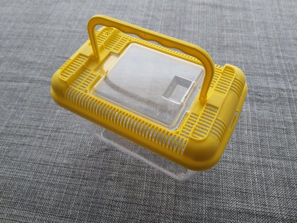 Betta Kabı 18x11x13cm - Mika Kaplumbağa Balık Taşıma Kabı - 9