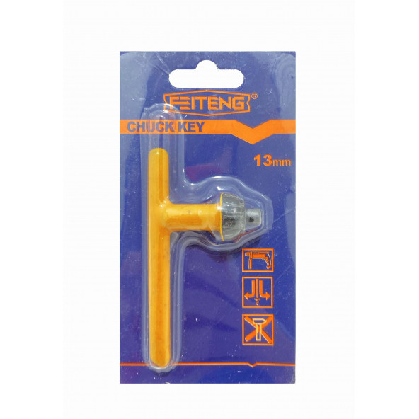 Feiteng Matkap Mandren Anahtarı 13 MM 1/2" Kauçuk Kaplama - 2