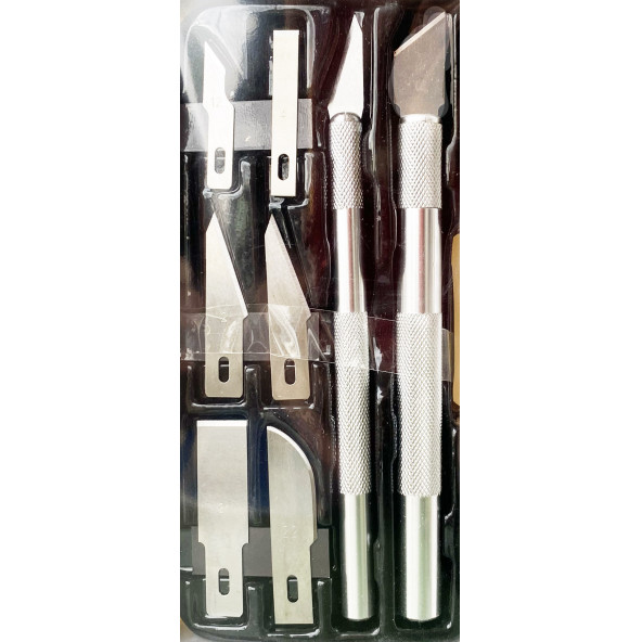 Rico Falçata Maket Bıçağı Seti Hobi Bıçak Neşter Takımı 8 Parça - 2