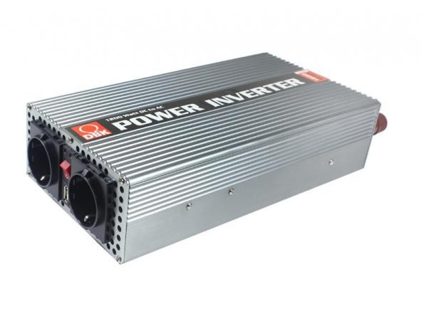 DBK İnverter Araç İçi 12-220 Volt Dönüştürücüsü USB 1200 Watt MSI-1200