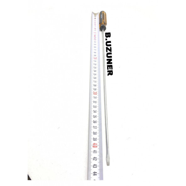 Baytaş 0.8x0.4x350 MM Uzun Düz Uç Tornavida Tekli - 2