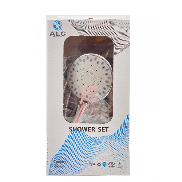 Alc Oval Duş Başlığı Hortumu Mafsalı Seti Takımı Fonksiyonlu - 2