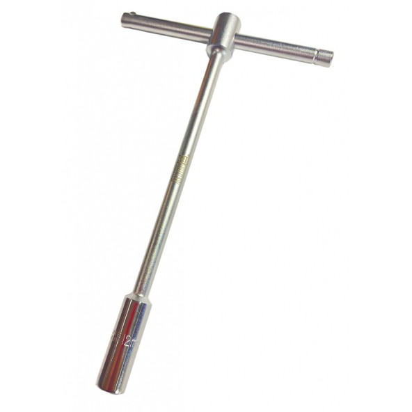 Alfa Tech 12 Mm T Kollu Lokma Somun Sıkma Anahtarı 24 Cm - 5