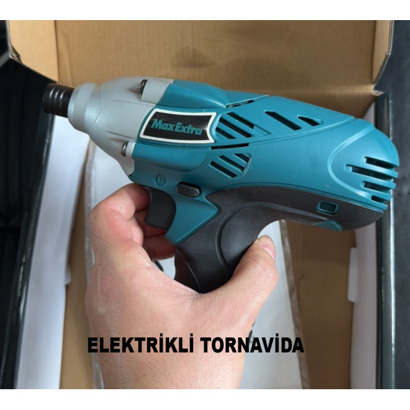 Max Extra Mxp 6010 Elektrikli Vidalama 1/4 Bits Uç Darbeli Tornavida Makinesi - 2