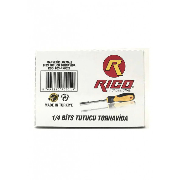 Rico Mıknatıslı Manyetik 1/4 Bits Uç Tutucu Tornavida 003-Rk0021 - 3