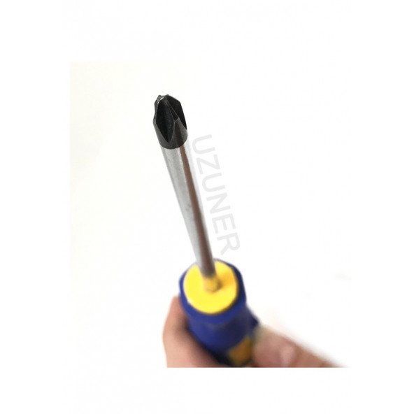 Yıldız Uçlu Tornavida - Ergonomik Lastik Tutamaç - 4