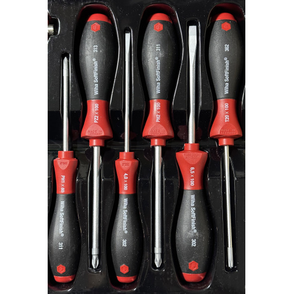 Bosch Wiha Set Yıldız Düz Tork Tornavida Kerpeten Allen Takımı - 7