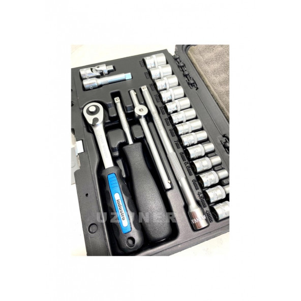Industro Lokma Takımı 1/4" inç Cırcır Seti Mini 19 Parça - 4