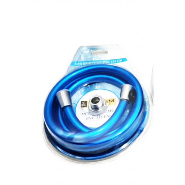 Meşem Parlak Renkli Duş Seti Hortumu Pvc 155 CM - 2