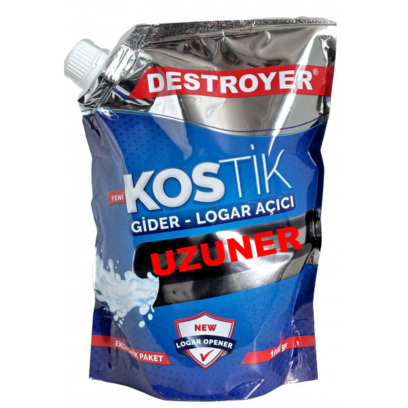 Destroyer Kostik Gider Logar Açıcı Toz 1 KG