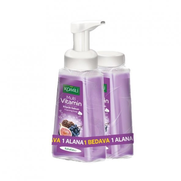 Komili Rahatlatıcı Köpük Sabun 250ML + 250ML