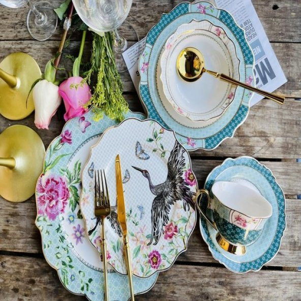 PİNK AND MORE 24 PARÇA YEMEK TAKIMI TR-2986