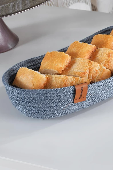 Long | Ekmek Sepeti | Ekmeklik | Ekmek Saklama Sepeti | Çok Amaçlı Sepet - 5