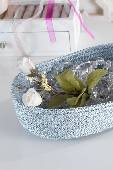 Ovoid | Düzenleyici Sepet Organizer | Çok Amaçlı El Yapımı Sepet - 11