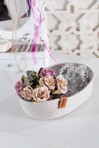 Ovoid | Düzenleyici Sepet Organizer | Çok Amaçlı El Yapımı Sepet - 7