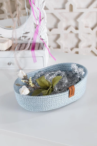 Ovoid | Düzenleyici Sepet Organizer | Çok Amaçlı El Yapımı Sepet - 10