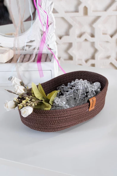 Ovoid | Düzenleyici Sepet Organizer | Çok Amaçlı El Yapımı Sepet - 4