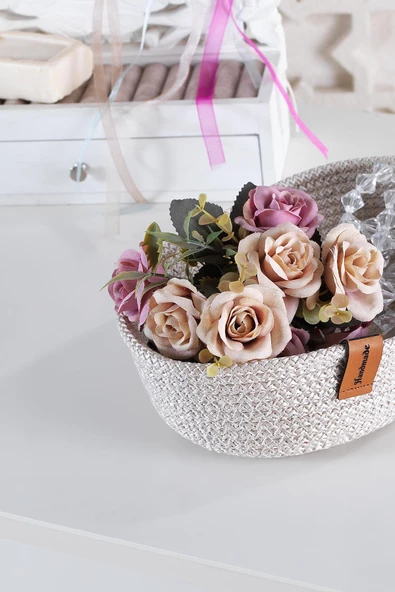 Ovoid | Düzenleyici Sepet Organizer | Çok Amaçlı El Yapımı Sepet - 9