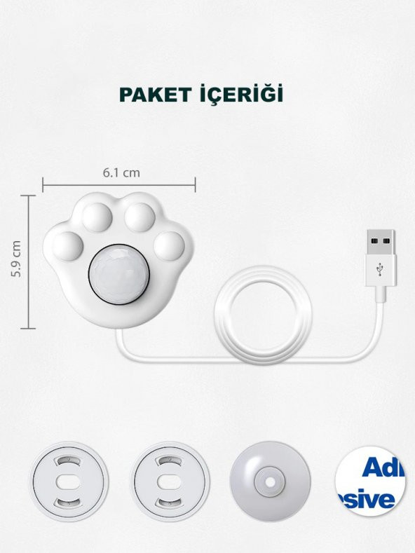 DailyTech Kedi Su Pınarı Çeşmesi Akıllı Hareket Sensörü Kızılötesi - 8