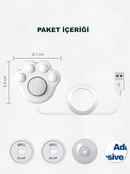 DailyTech Kedi Su Pınarı Çeşmesi Akıllı Hareket Sensörü Kızılötesi - 8