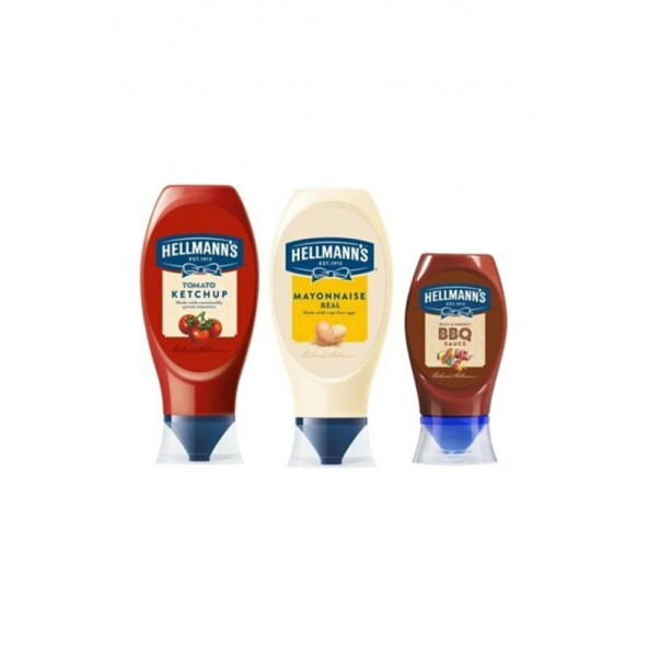 Barbekü Sos 285 Gr + Ketçap 460 Gr + Mayonez 395gr Set