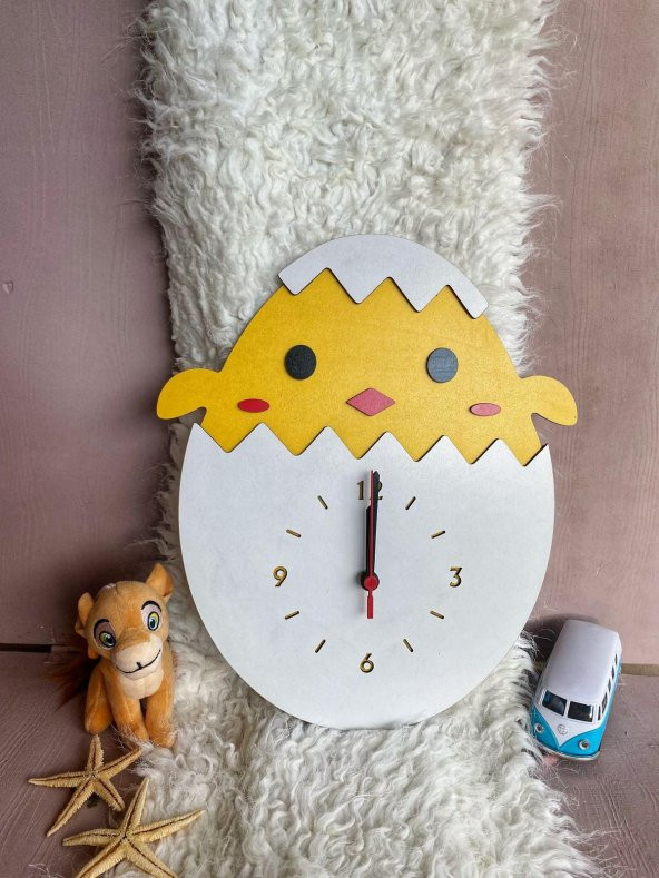 Adapromosyon Çocuk Odası Civciv Duvar Saati
