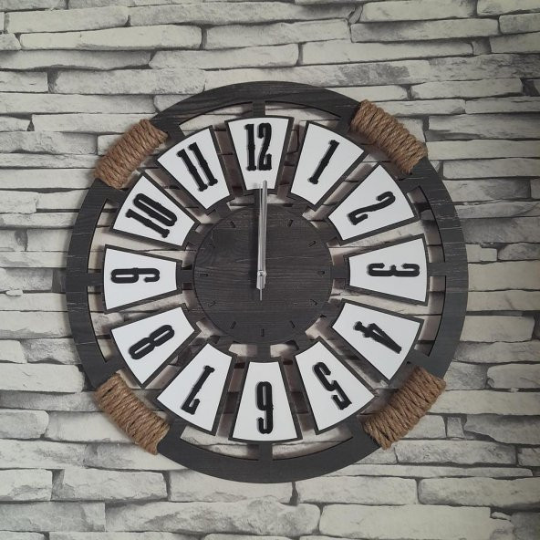 Adapromosyon Lavinta54 Dekoratif Ahşap Duvar Saati