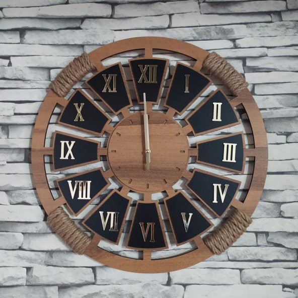 Adapromosyon Lavinta54 Dekoratif Ahşap Duvar Saati